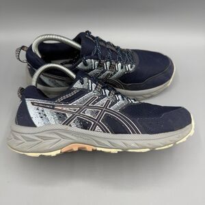 Asics Gel-Venture 9 Shoes Womens  Blue Sneakers Trail Running Athletic Size 8